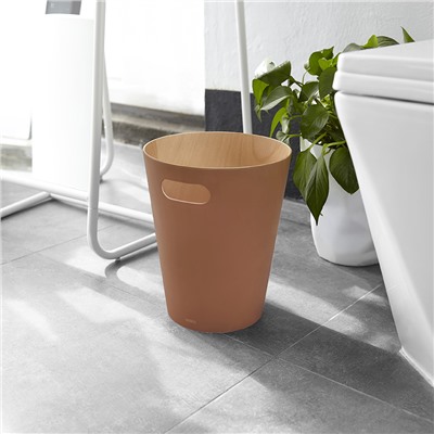 Корзина для мусора Woodrow, 7,5 л, коричневая