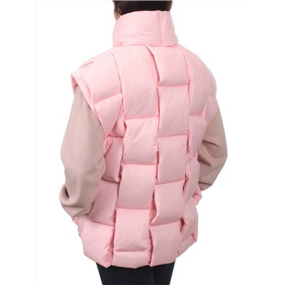 2853 PINK Жилет утепленный женский (80% пух, 20% холлофайбер)