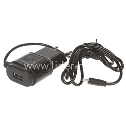 СЗУ ELTRONIC Micro USB (2100mAh) в коробке (черный)