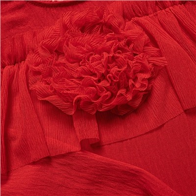 Блуза трендовая, Мелодия сердца (красная)