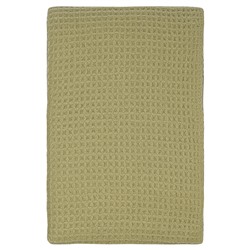 Плед из шерсти травянисто-зеленого цвета из коллекции Essential, 130х180 см