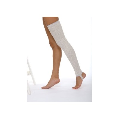 ЧМК Чулок медицинский компрессионный (3 класс) со швом вида "выше колена" (бежевый), №2