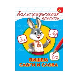 КАЛЛИГРАФИЧЕСКАЯ ПРОПИСЬ А4. ПИШЕМ СЛОГИ И СЛОВА