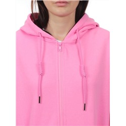 3267 PINK Толстовка на молнии женская (95% хлопок, 5% спандекс)