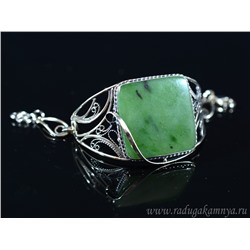 Браслет из нефрита, 19см.