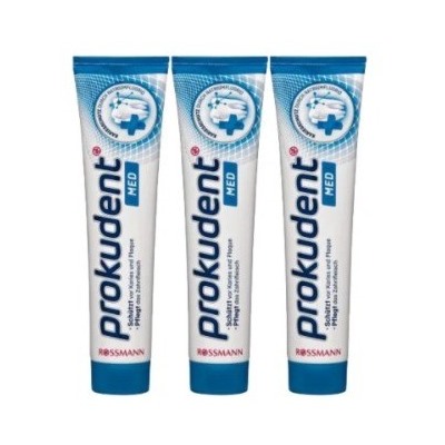 Prokudent med Zahncreme 3st Медицинская зубная паста против кариеса и парадонтоза 125 г 3 шт