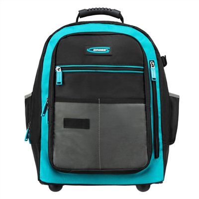 Рюкзак для инструмента, 440х350х250мм, выдвижная рукоятка, колеса Gross