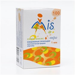 Mis ежедневные прокладки СУПЕР ТОНКИЕ  анатомическая форма аэрлайд 100 шт. 💧💧