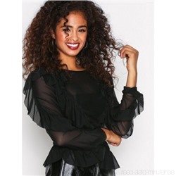MSCH TROJA FRILL  BLACK M
