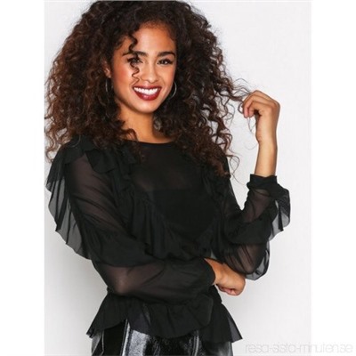 MSCH TROJA FRILL  BLACK M