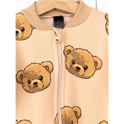 Комплект детский Baby Boom КД487/4-Ф Мишки на бежевом + коричневый