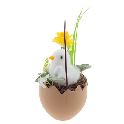 GAEM Изделие декоративное "Корзина пасхальная", L9 W9 H16 см, 3в.