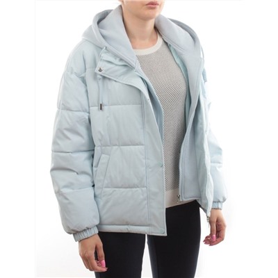 H24-088 LT. BLUE Куртка демисезонная женская (120 гр. холлофайбер)
