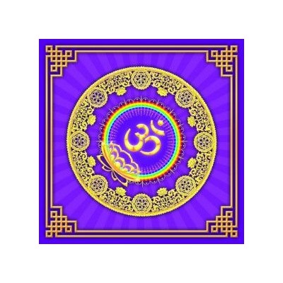 Салфетка денежная "Знак "Ом", 15х15 см, 4 шт. в уп.