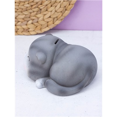 Копилка "Gray cat", winks (18,5 см), пластик