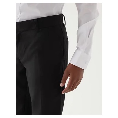 Boys' Skinny Leg Plus Fit School Trousers (2-18 Yrs)