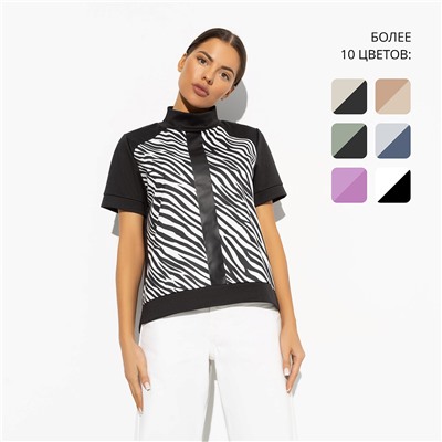 Водолазка с экокожей, Фирменное приветствие (magic)