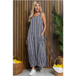 Сарафан бохо (синий) П13383-10М