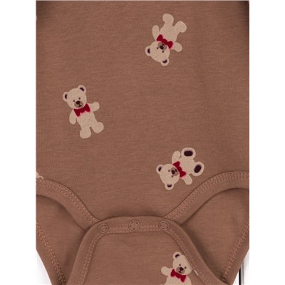 Боди Baby Boom Б86/10007-И(Н) я726 Мишки на кофе Baby Boom