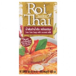 Готовая основа для тайского супа Том Ям на кокосовом молоке Roi Thai 500 мл