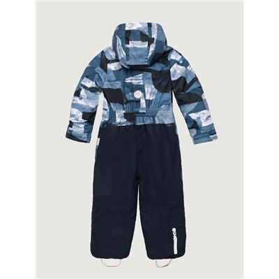 Комбинезон утеплённый для мальчика NIKASTYLE 8м1125 Джинс неви Nikastyle