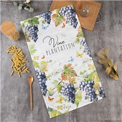 Полотенце «Этель» Vine plantation, 40×73 см, 100% хлопок, саржа 190 г/м²