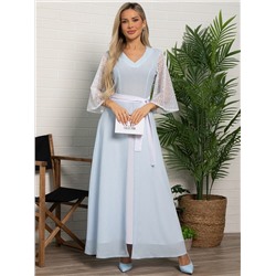 Платье Бьюти (голубое) П15560-18М