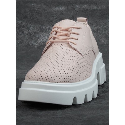 03-HY11-4D LT. PINK Полуботинки женские (натуральная кожа)