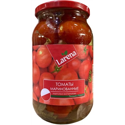 Томаты маринованные Larena 860(460)г ст/б 1/8