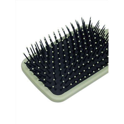 Dewal Beauty Щетка для волос серия «Магия» массажная, квадратная, 13 рядов, оливковый