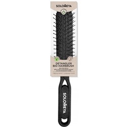 SOLOMEYA БИО-Расческа для распутывания волос НАТ.КОФЕ