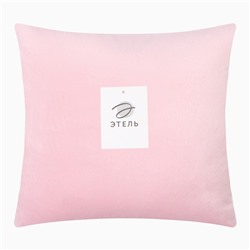 Подушка декоративная Этель цв. розовый, 30*30см, велюр