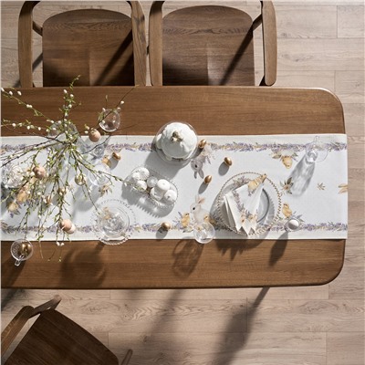 ДОРОЖКА "ЛАВАНДОВАЯ ВЕСНА" 45Х215СМ, 100% ХЛОПОК, ТВИЛ