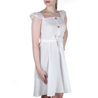 826 Платье хлопковое с поясом Fashion