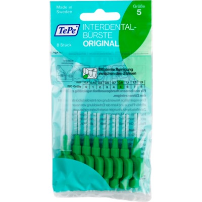 TePe щётки для межзубного пространства Grün 0,8mm ISO 5, 8 шт