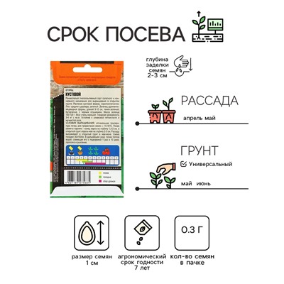 Семена Огурец "Кустовой" раннеспелый, пчелоопыляемый, 0,3 г