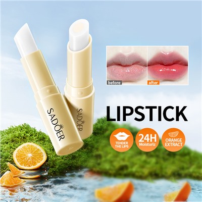 Бальзам для губ проявляющийся с экстрактом апельсина SADOER Sandwich change color lipsticks, 2,5 гр