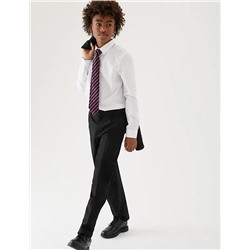 Boys' Regular Leg Plus Fit School Trousers (2-18 Yrs)