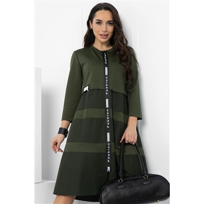 Платье Наири (хаки) П14427-5М