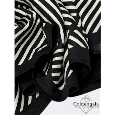 Косынка шелковая с принтом Арт 25183/010