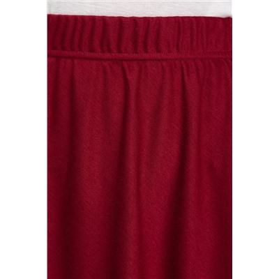 Юбка с кружевом Элегия (бордо) Ю14912-10М