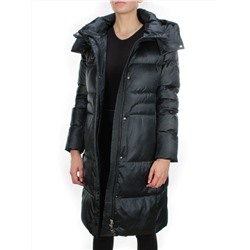 9110 DARK GREEN Пальто зимнее женское FLOWERROVE (200 гр. холлофайбера)