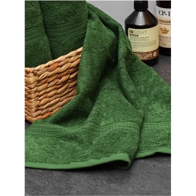 Комплект полотенец 3 шт 50*90 Косичка Зеленый