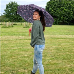 L354-4485 StrawberryGarden (Клубничный сад) Зонт женский механика Fulton