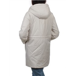 M24-096 LT. BEIGE Куртка демисезонная женская (100 гр. холлофайбер)