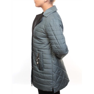 BM10301 GRAY/TURQUOISE Куртка демисезонная женская (50 гр. синтепон)