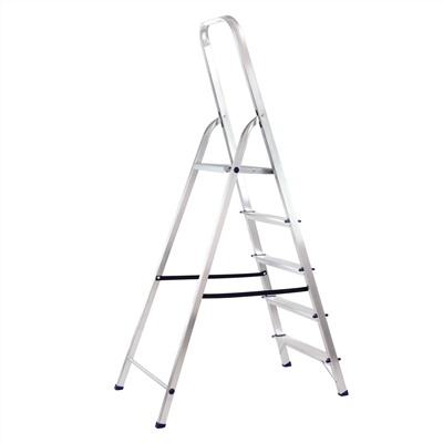 Стремянка, 5 ступеней, алюминиевая, Сибртех