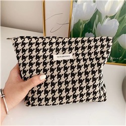 Capacious genuine small cosmetic bag, design handheld small clutch bag, organizer bag