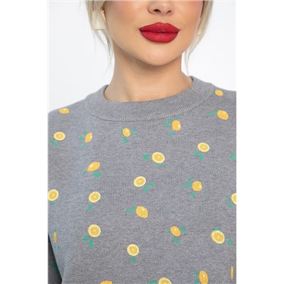 Свитер оверсайз Анита (серый) Б14759-1М