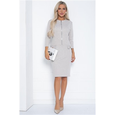 Платье Леди Мери (бежевое) П12559-19